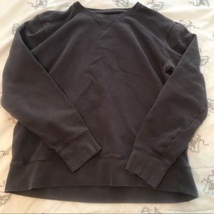 DARK GRAY CREWNECK TEE